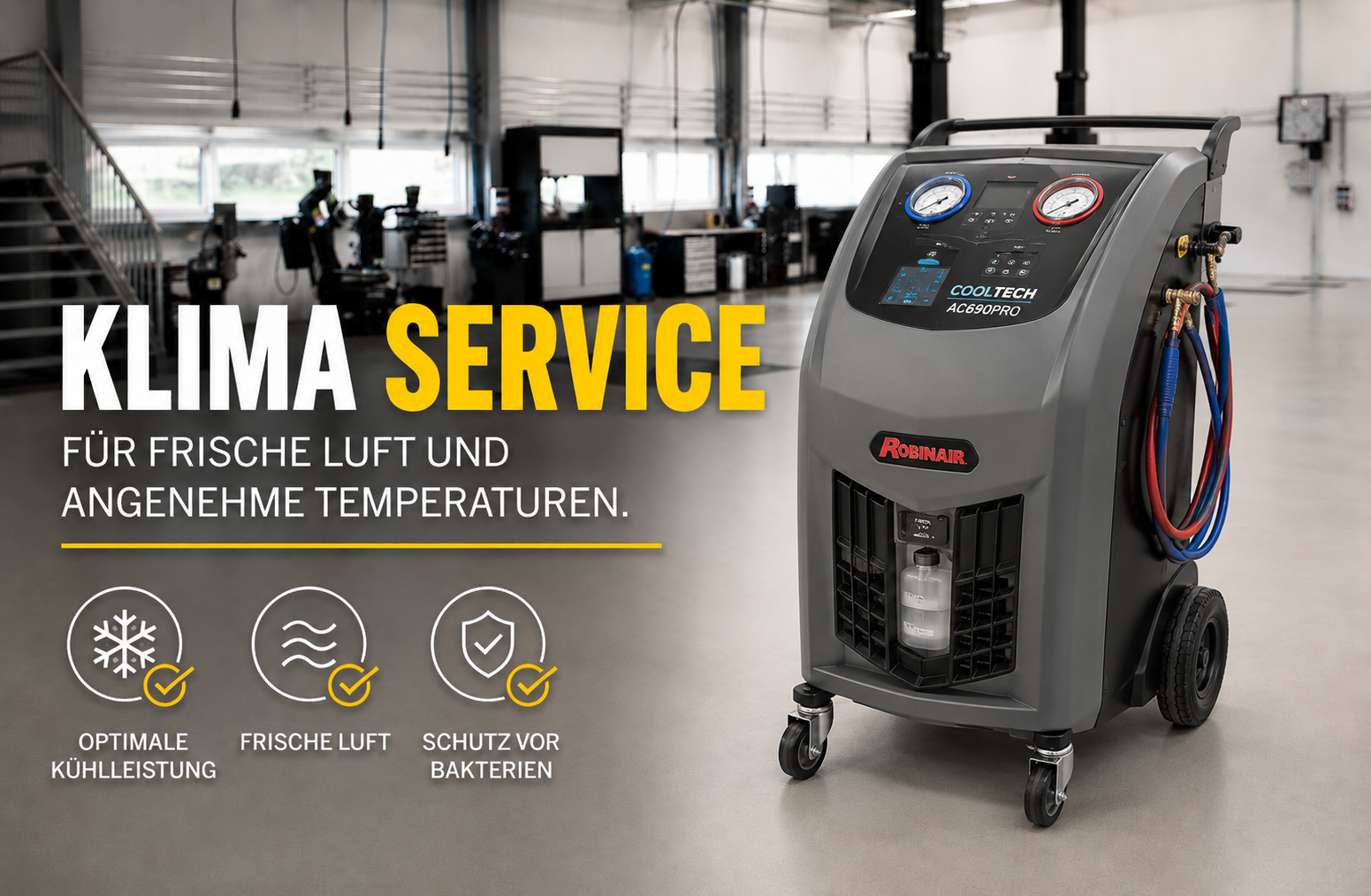 Klimaservice / Klimadesinfektion